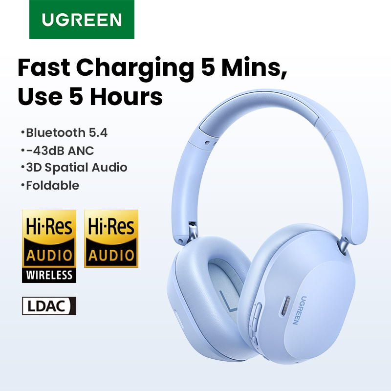 Home Cinema Headphones - UGREEN Max5c Kablosuz Bluetooth Kulaklık 43dB