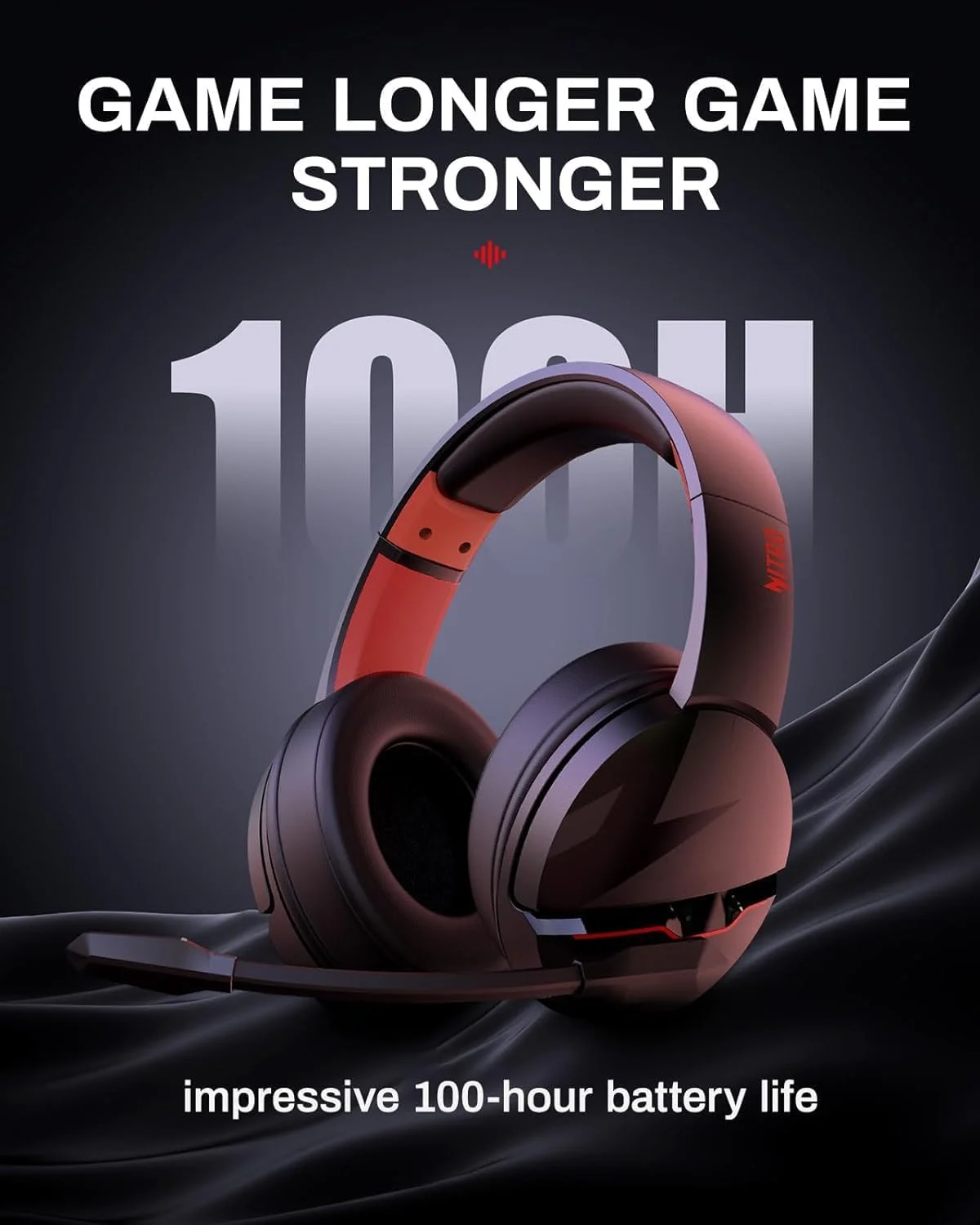 Home Cinema Headphones - Acer K2 Kablosuz Kulaklık Gamer 100