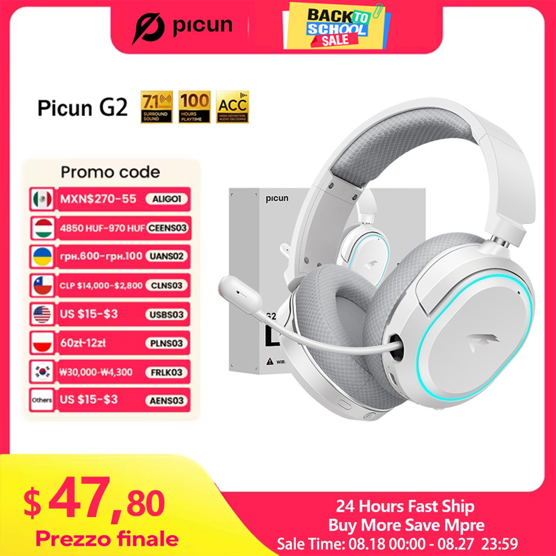 Home Cinema Headphones - Picun G2 2.4 GHz Bluetooth Kablosuz