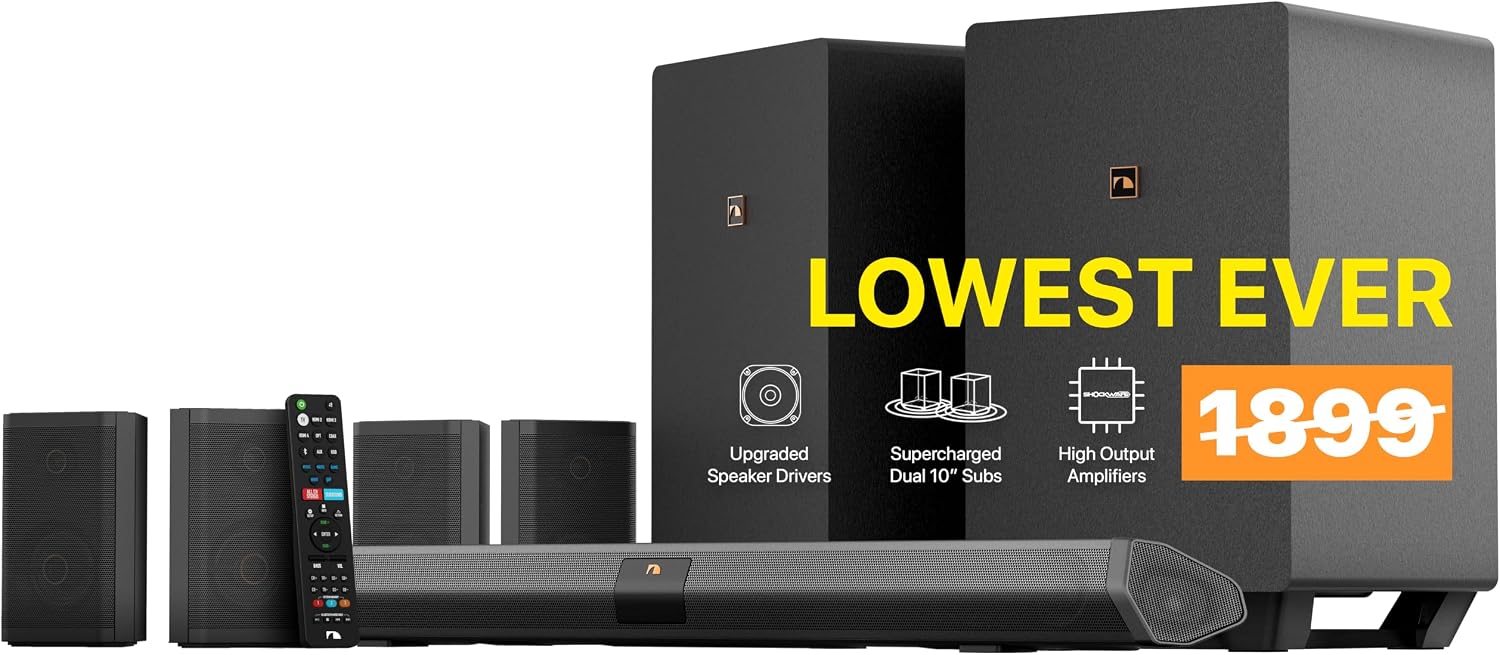 Home Cinema Dolby Atmos - Shockwafe 9.2.4 Dolby Atmos/DTSX Surround Ses