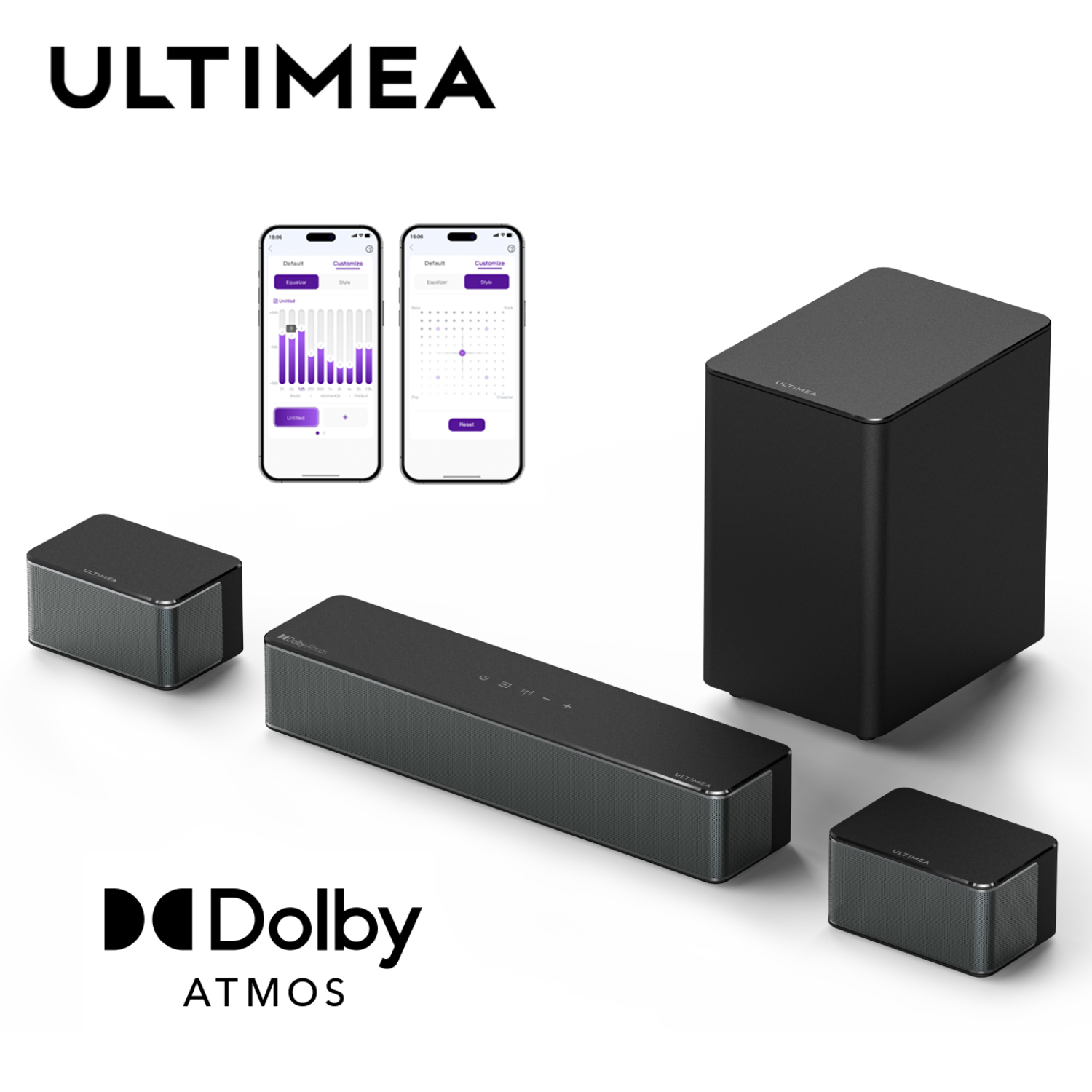 Home Cinema Dolby Atmos - ULTIMEA Poseidon M4T Soundbar 5.1 Kanal