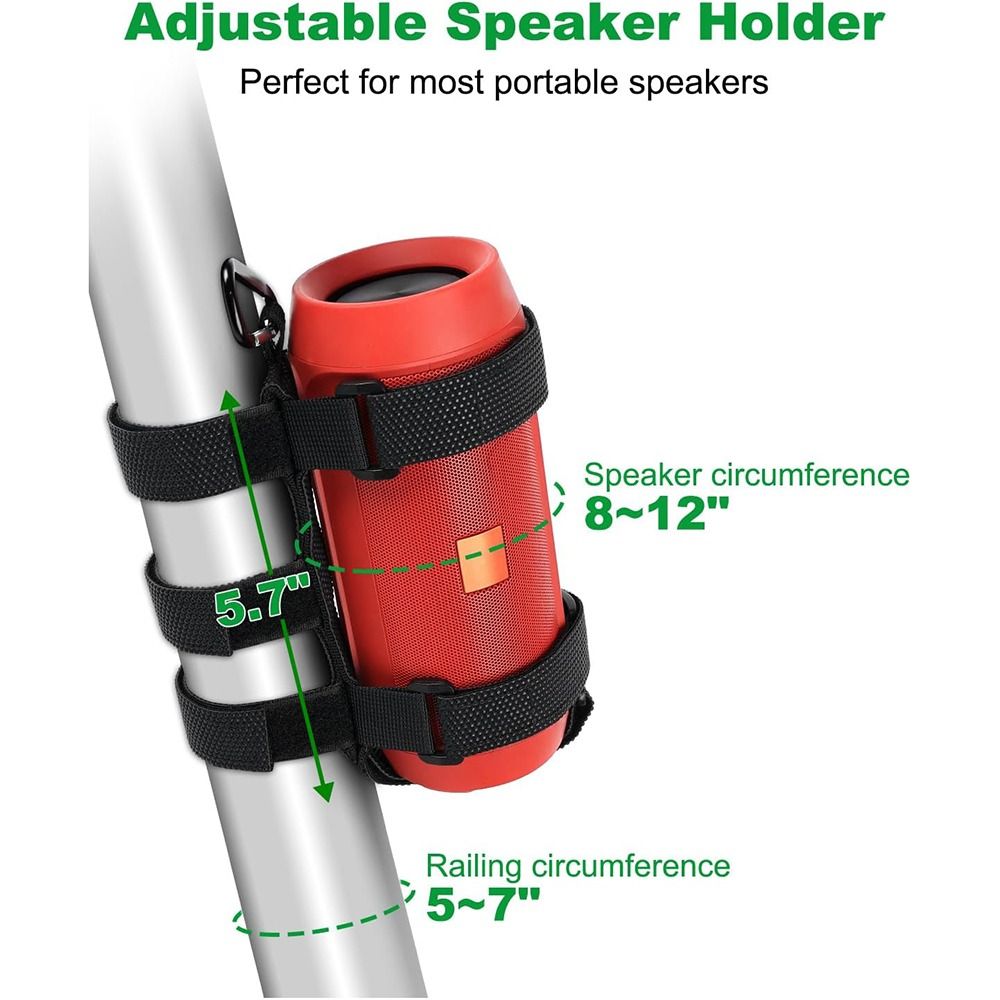 Jbl Speaker Charge 5 - Bisiklet/GOLF Arabası/Tekne Korkuluğu için Ayarlanabilir Askılı