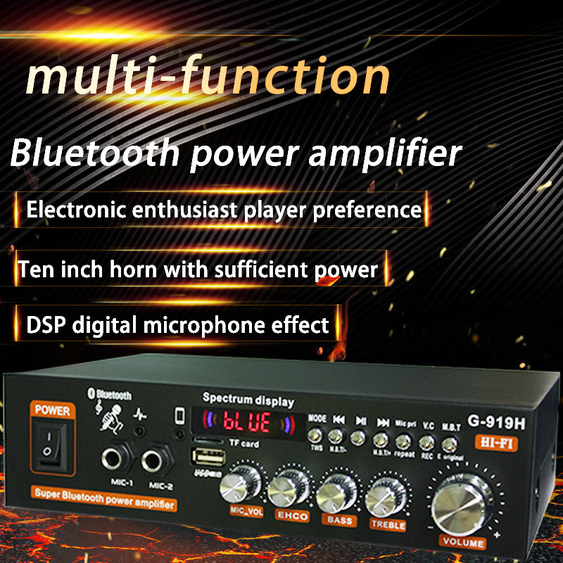 G-919H 1000W ev güç amplifikat - Home Cinema Speaker System incelemesi ve fiyatı