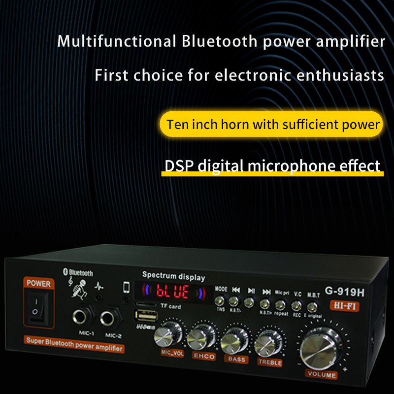 G-919H 1000W ev güç amplifikat - Home Cinema Speaker System incelemesi ve fiyatı