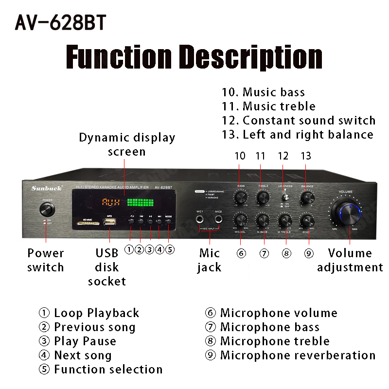 110/220V 2000W Bluetooth Güç A - Home Cinema Accessories incelemesi ve fiyatı