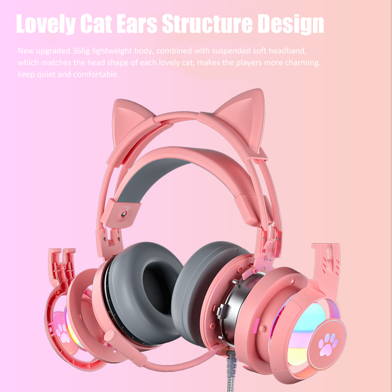 Sevimli kedi kulak oyun mikrof - Home Cinema Headphones incelemesi ve fiyatı
