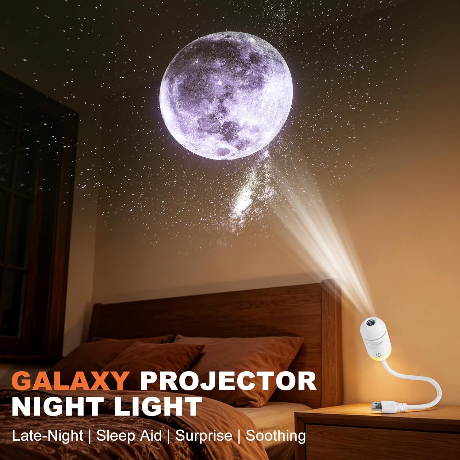 2'si 1 Arada Galaksi Projektör - Home Cinema Projector incelemesi ve fiyatı