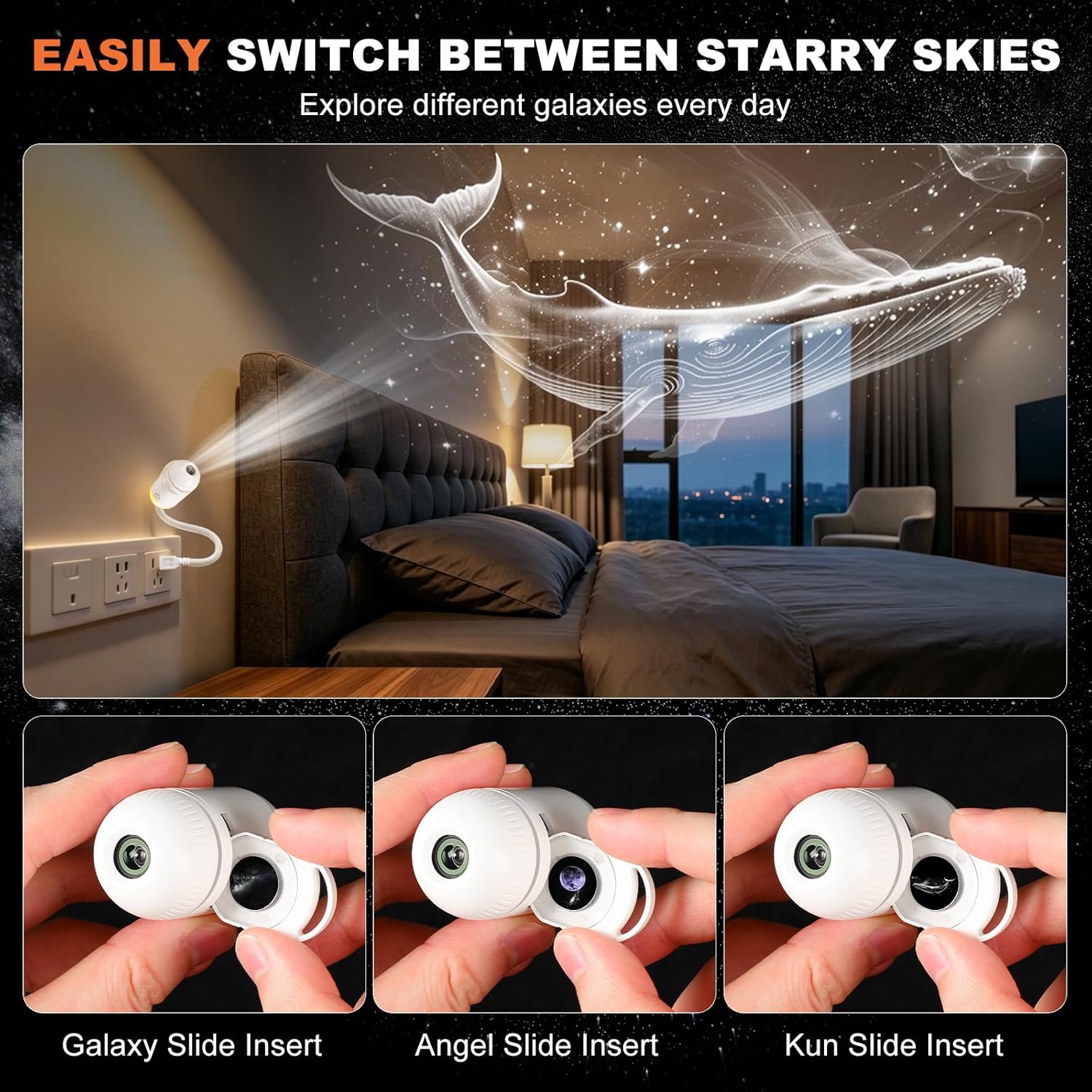 2'si 1 Arada Galaksi Projektör - Home Cinema Projector incelemesi ve fiyatı