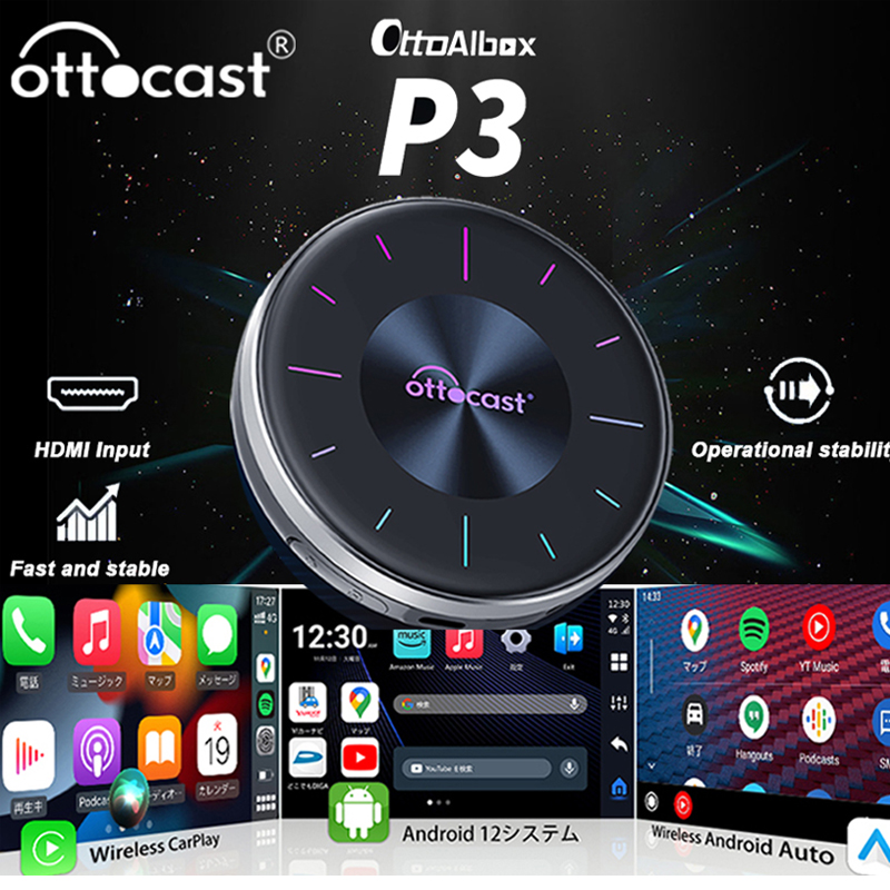 OTTOCAST P3 CarPlay AI Kutusu  - Home Cinema Youtube incelemesi ve fiyatı