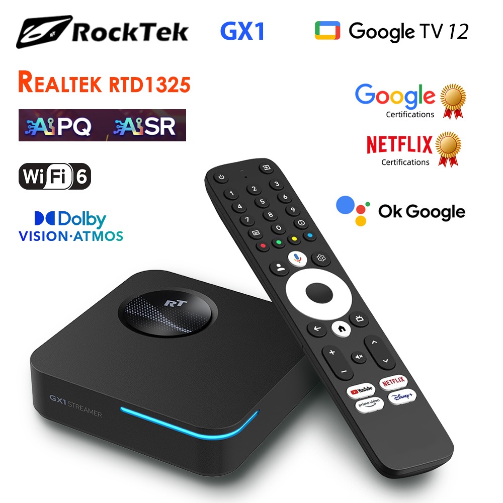 RockTek GX1 UHD Google TV 14 K - Home Cinema Dolby Atmos incelemesi ve fiyatı