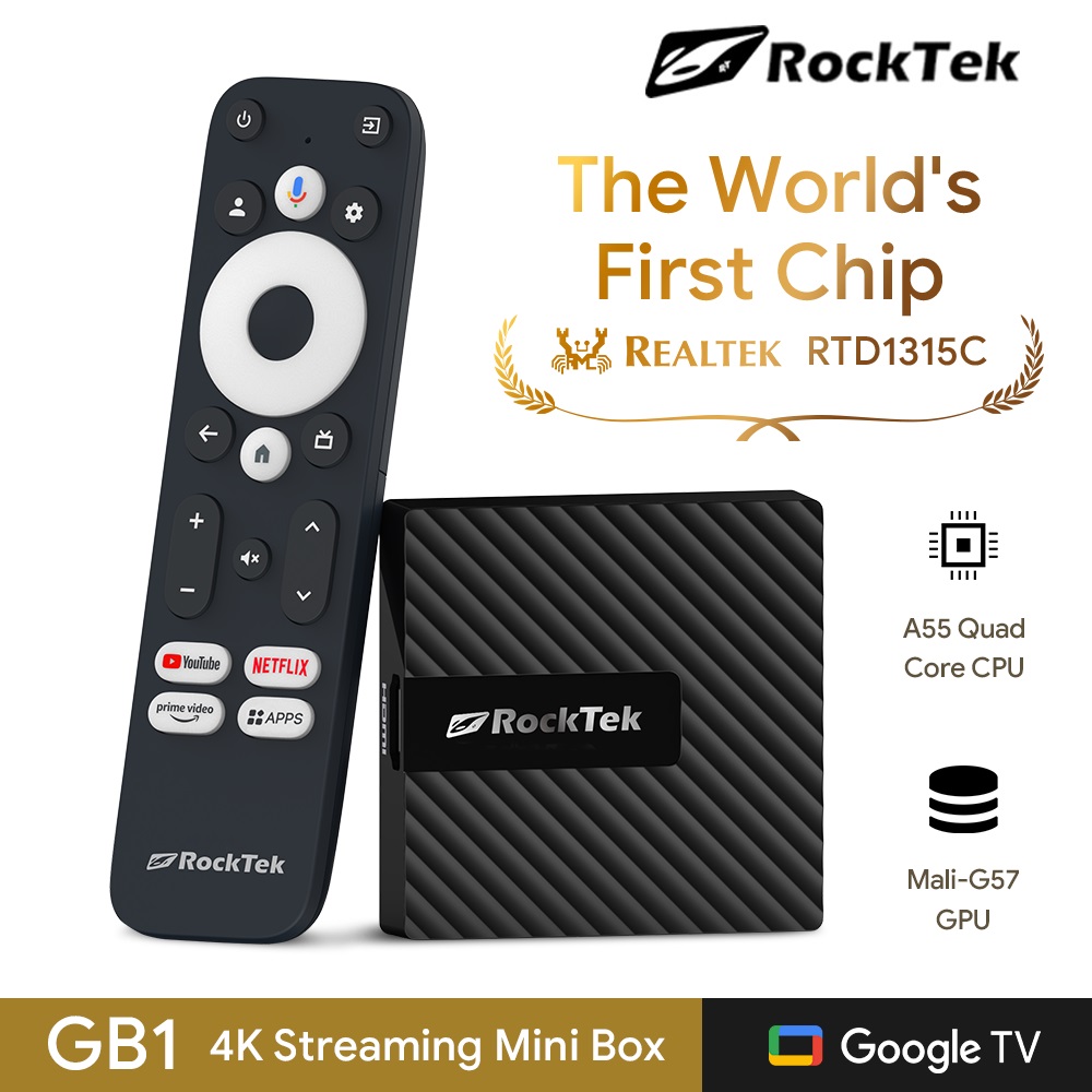 RockTek GB1 TV Dongle Netflix  - Home Cinema Dolby Atmos incelemesi ve fiyatı