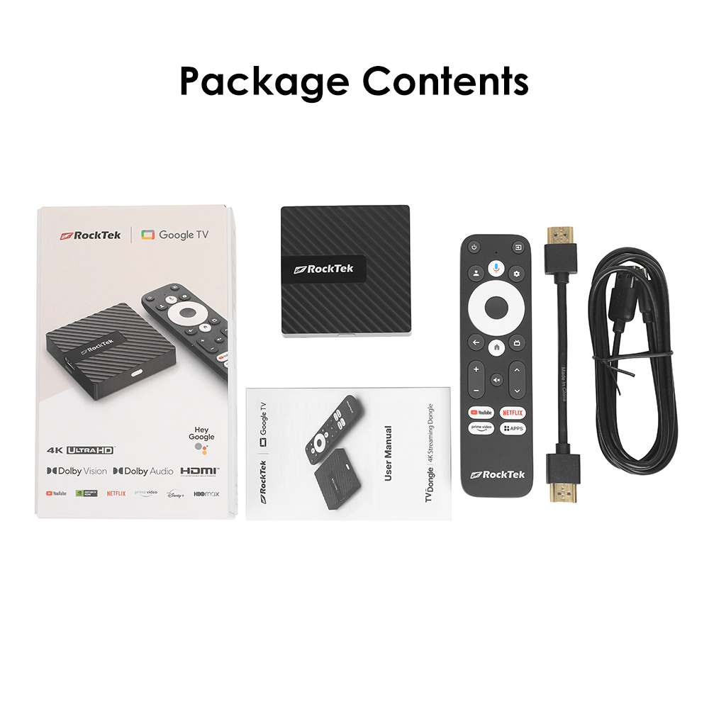 RockTek GB1 TV Dongle Netflix  - Home Cinema Dolby Atmos incelemesi ve fiyatı